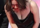 筧美和子、垂れ乳おっぱい披露！爆乳の谷間がエロくてたまらんｗｗｗｗｗ【GIF動画】