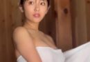 白戸ゆめのアナ、濡れたおっぱい！バスタオル捲ってエロすぎるｗｗｗｗｗ【GIF動画】